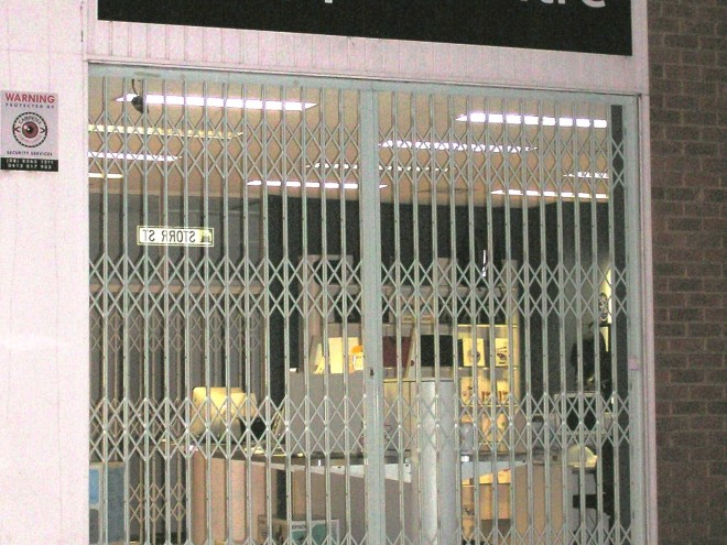security door system at Apple Centre, Sydney