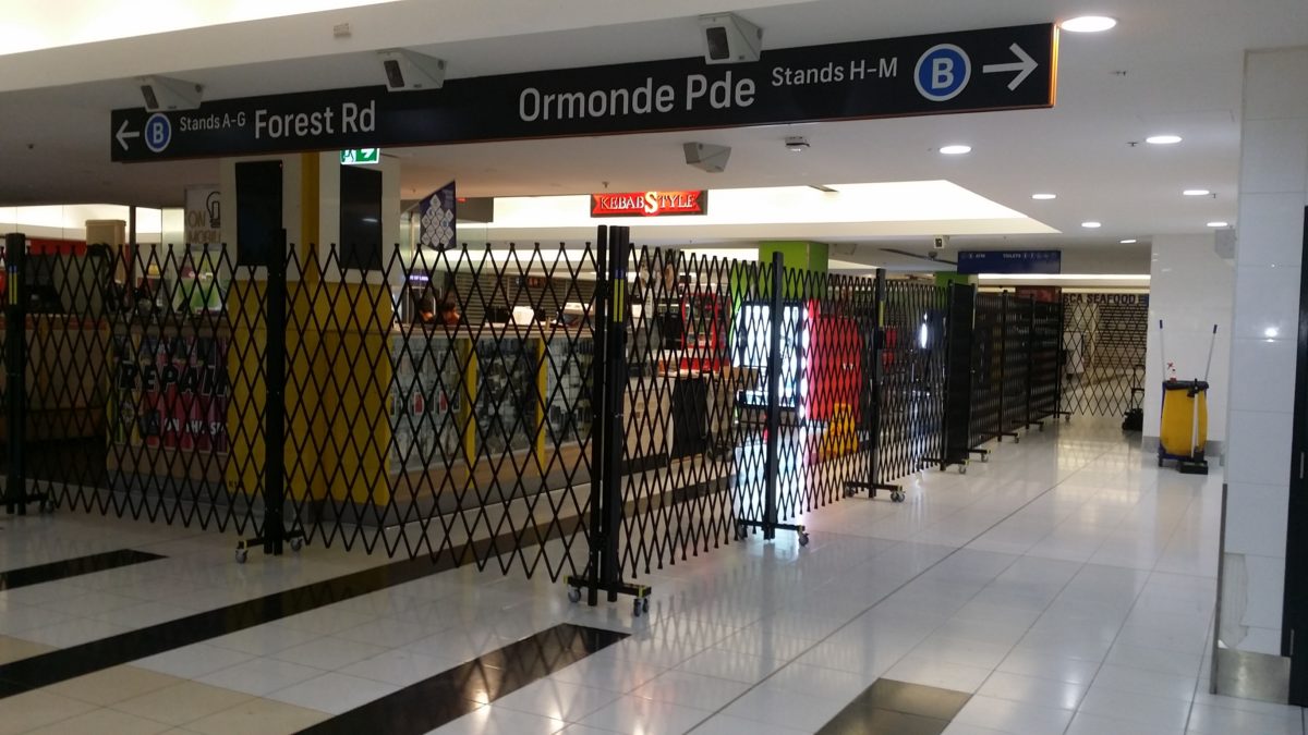 Crowd Control Barriers For Transit Centres on the rise Sydney Wyndard Central Lines Australia Trellis Doors Co