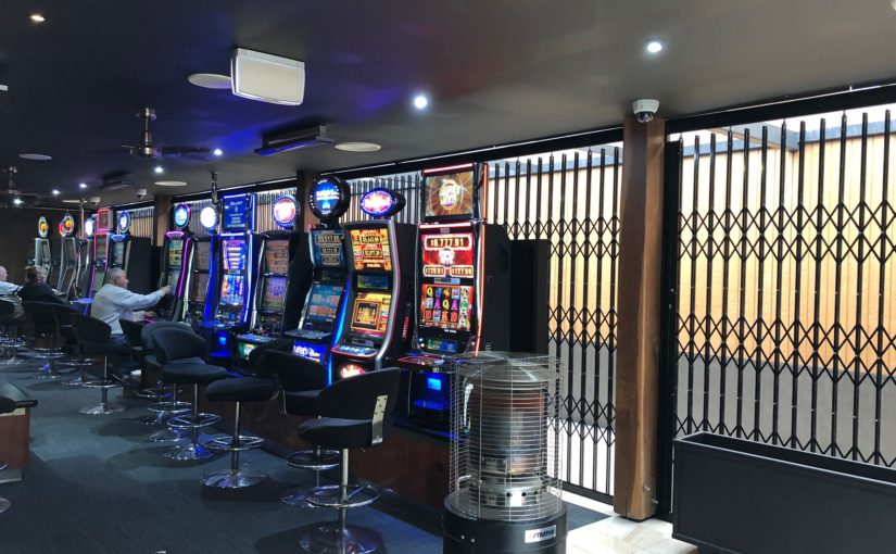 Security Shutters for Poker Machines in Bowling Club Gaming Rooms