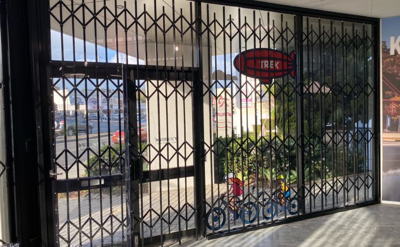 Commercial Expanding Doors comply with Security Standards for Sliding Security Doors