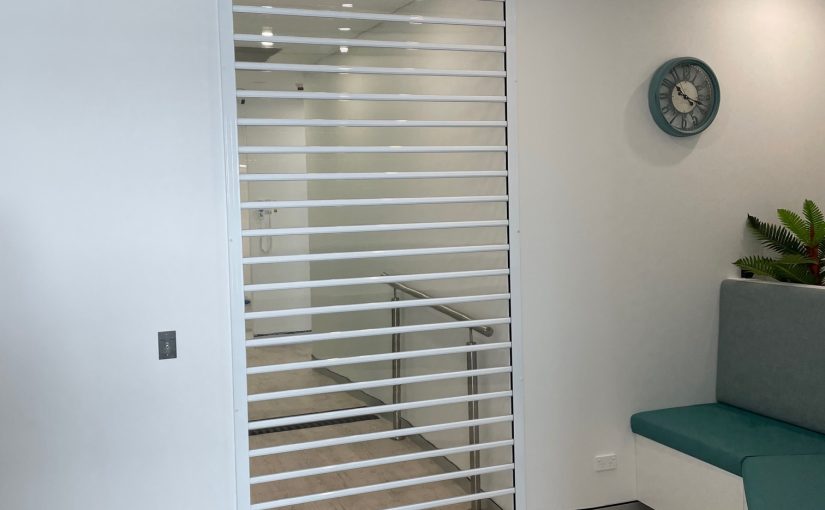 Transparent Security Shutters for Commercial Offices