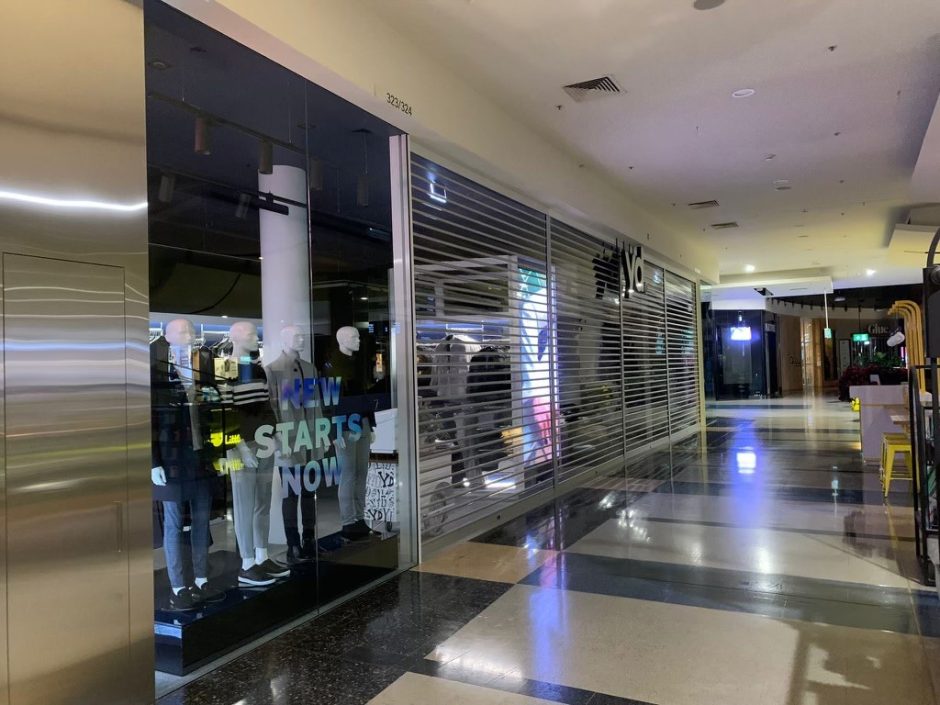 High Quality Security Roller Doors at the New YD Concept Store
