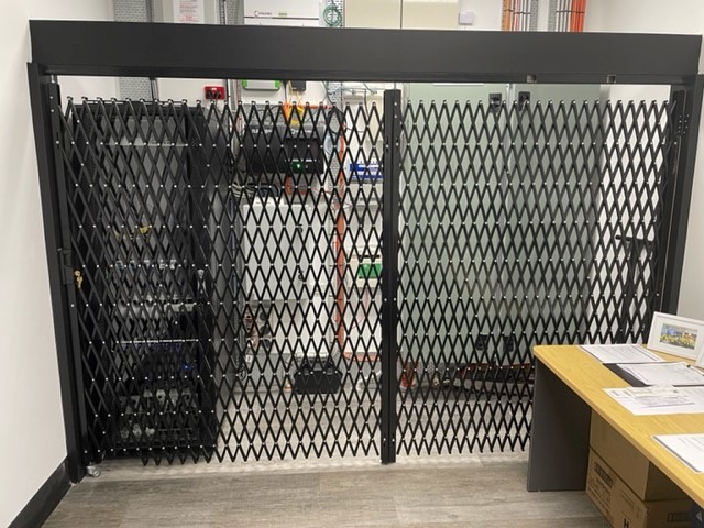Unique Crowd Control Barrier Is Ideal to secure vulnerable electrical switchboards, gas meter boards and electrical data cabling
