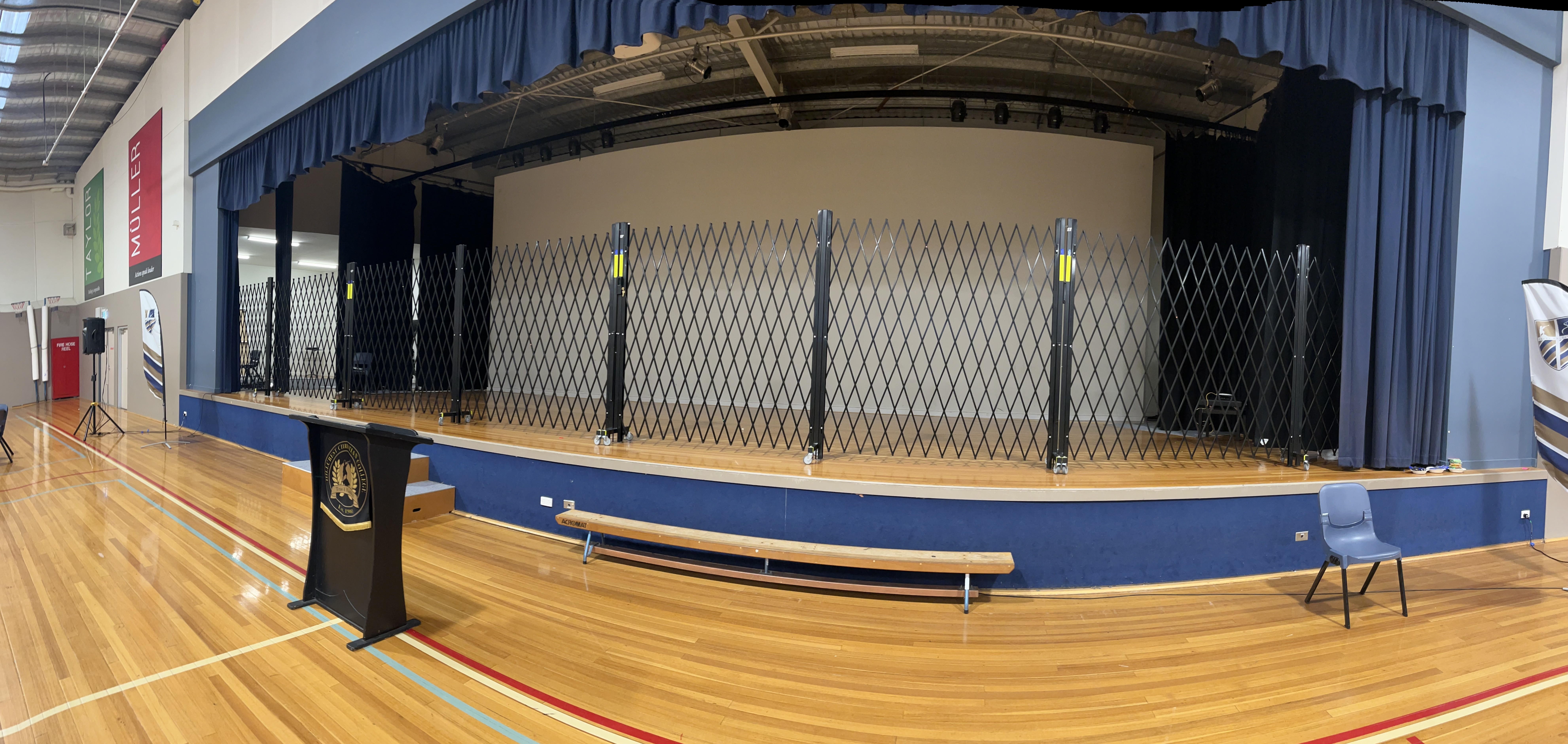 Security Trellis Barriers for Performance Stages Australia