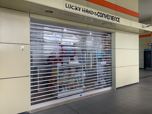 lucky hands Security Gates Doors Shutters for Tobacconists & Supermarkets