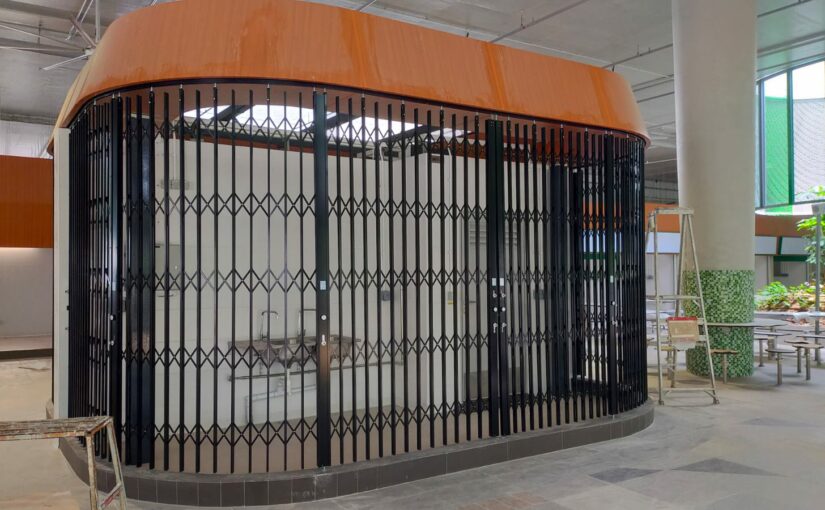 Premium grade curved folding door for Singapore Government Contract