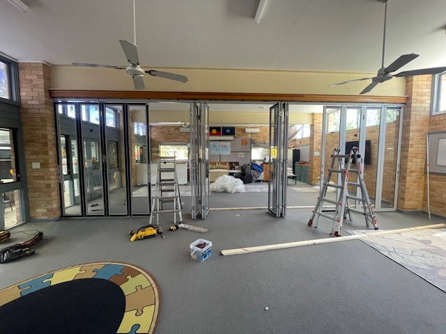 Folding Glass Doors for pre Schools & Universities Australia