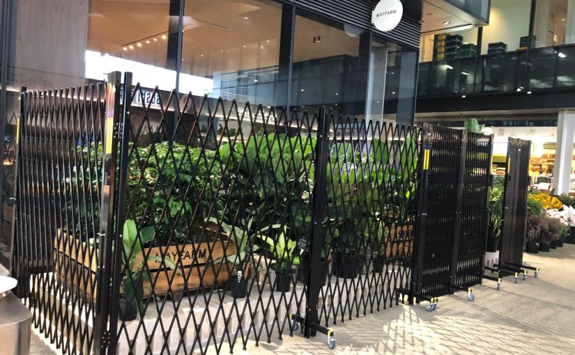 Trackless, portable barriers redefine how commercial spaces are approaching security.